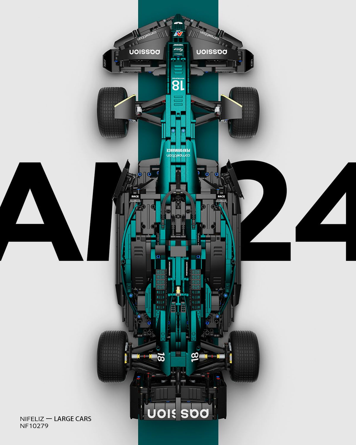 Formula 1 Racing Car Building Set Y4960