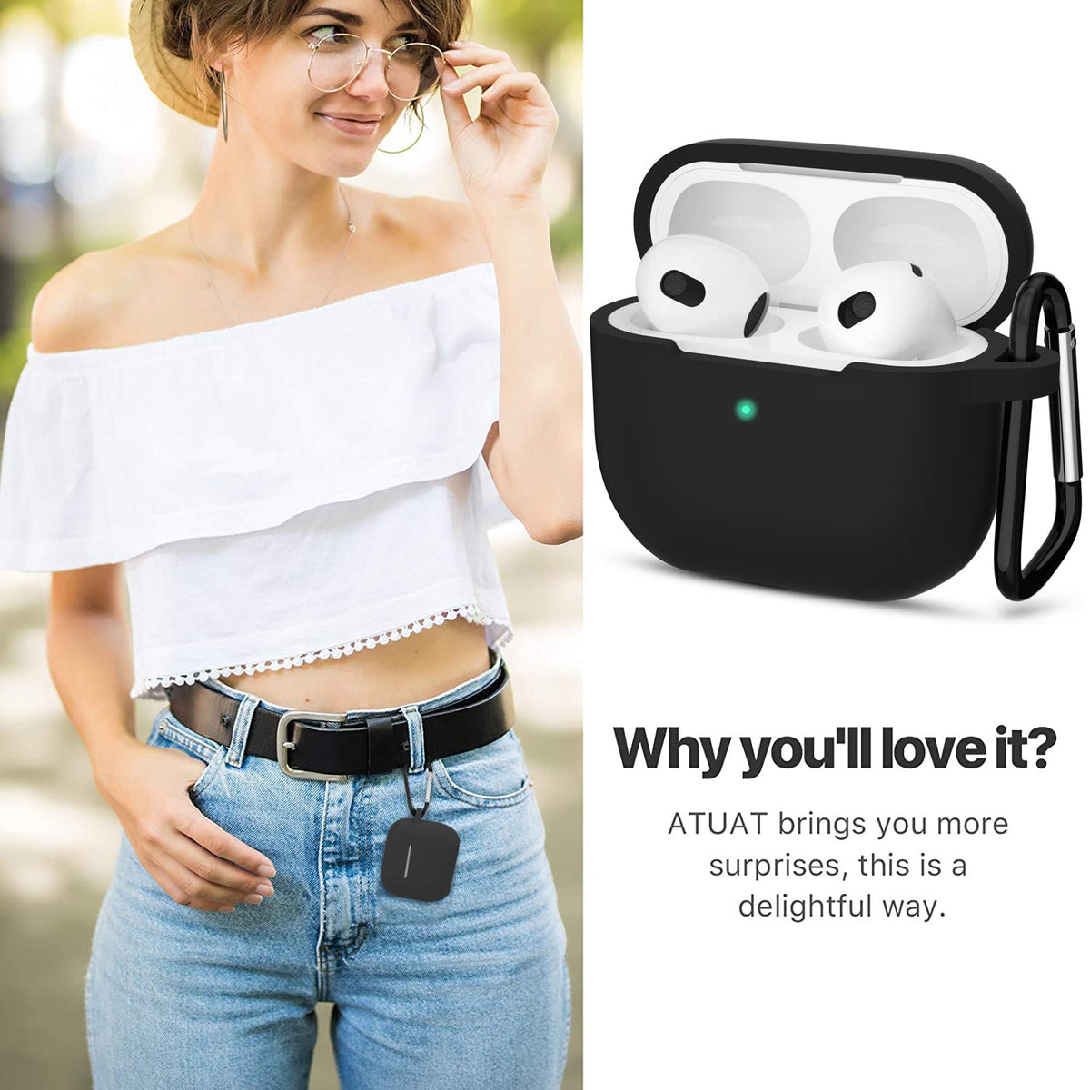 Black AirPods 3 Case Cover H84570