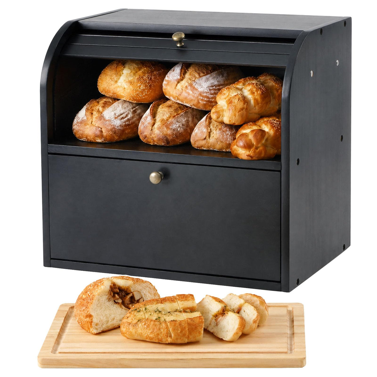 Wooden Bread Box K731