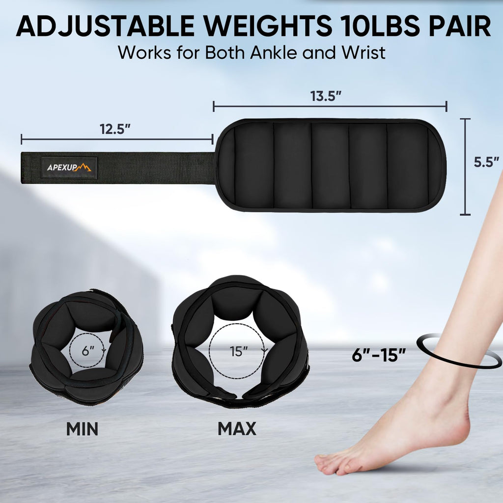 Adjustable Ankle Weights and Weighted Vest J27606