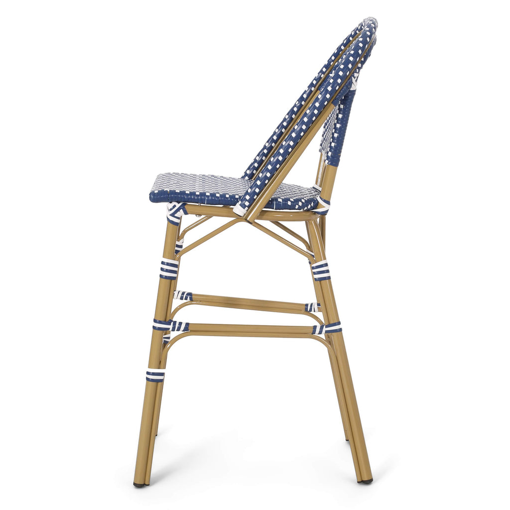 29.5" PE Rattan Bar Stool Set of 2 J93395
