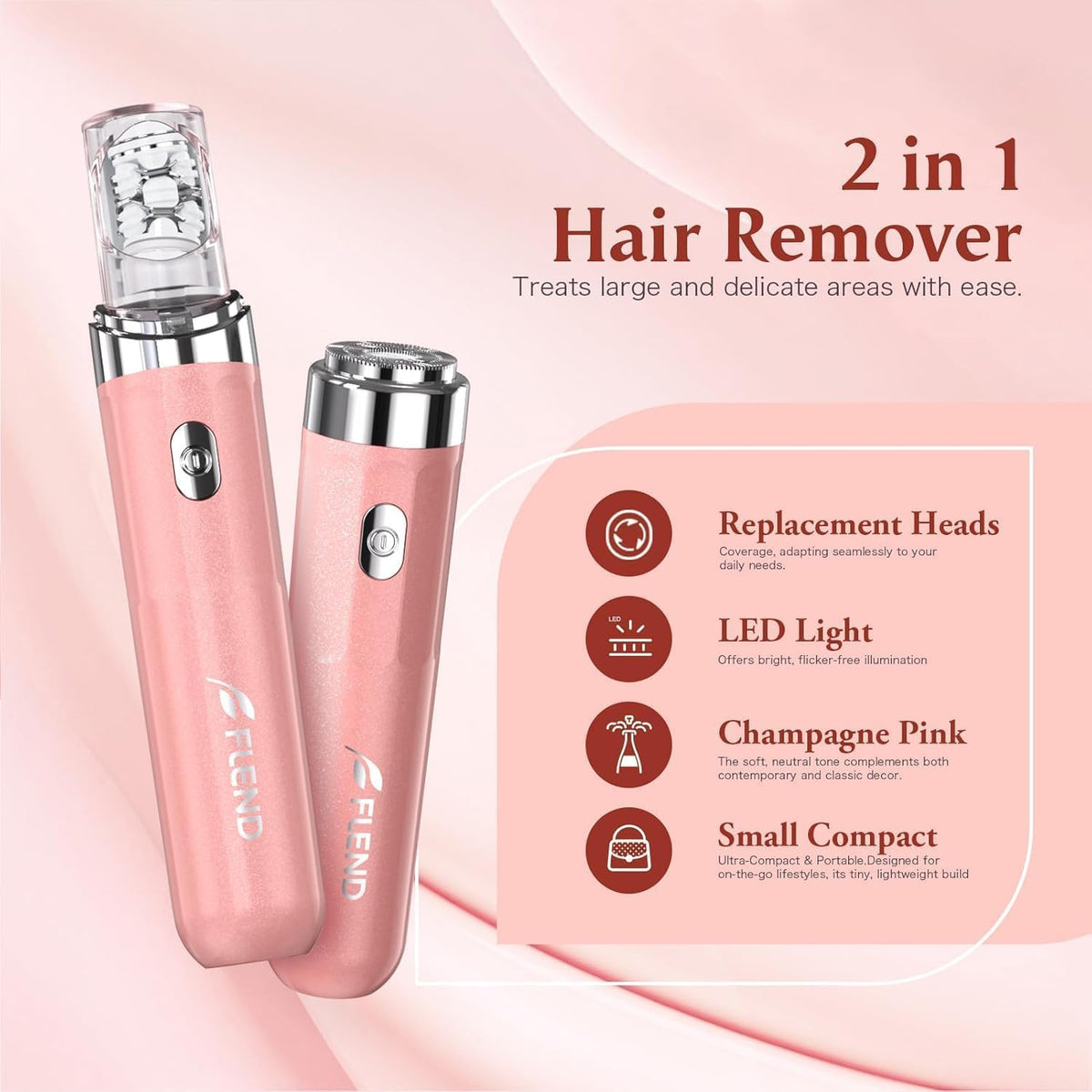 2 in 1 USB Rechargeable Epilator Y4227