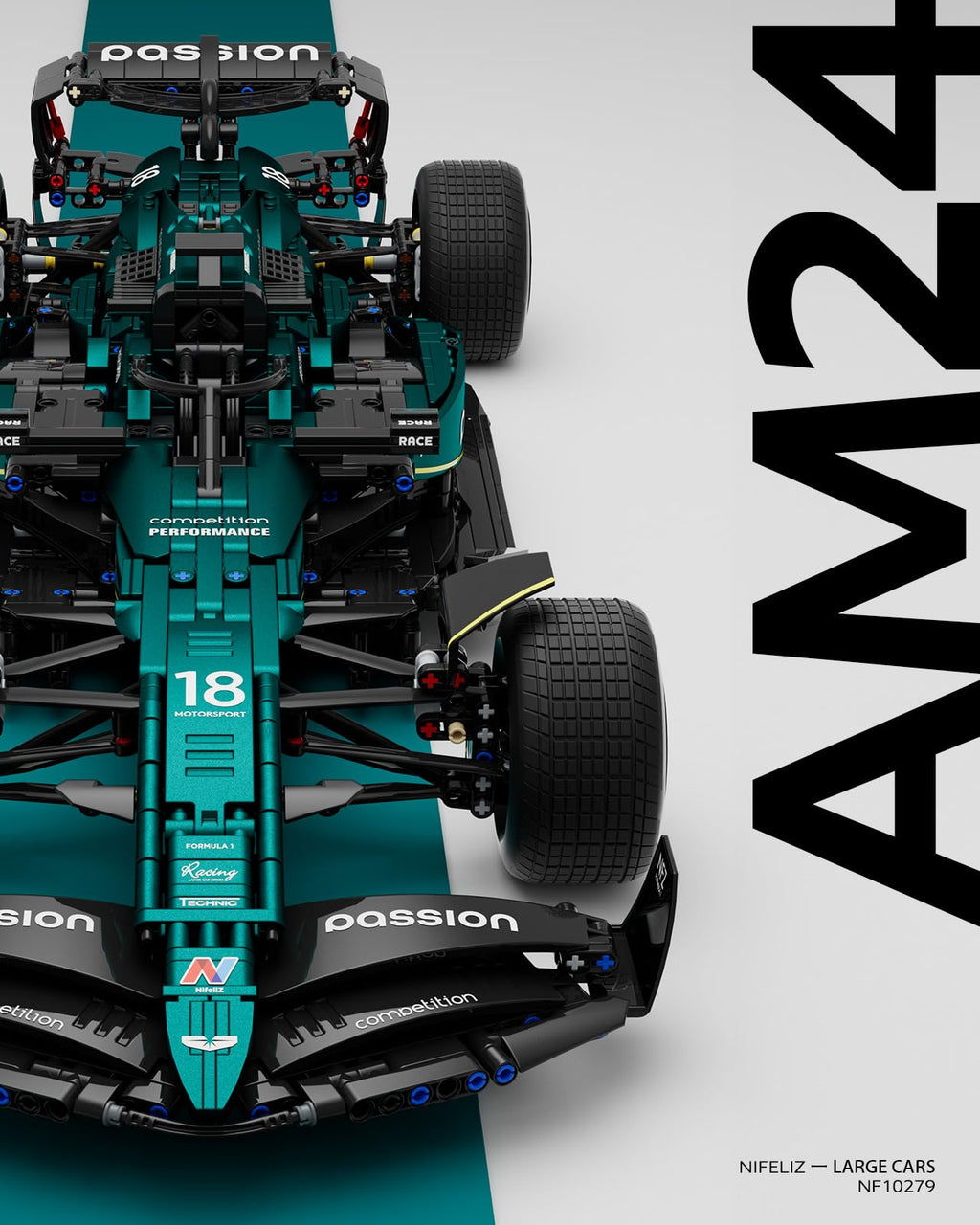 Formula 1 Racing Car Building Set Y4960