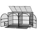 42" Heavy Duty Metal Dog Crate with Divider N76074