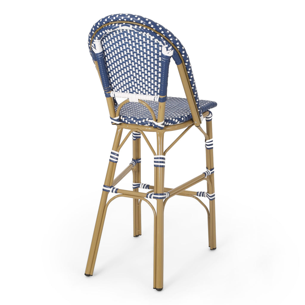 29.5" PE Rattan Bar Stool Set of 2 J93395