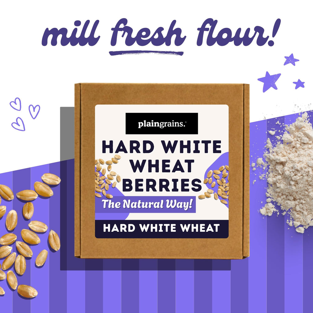 5.5 LB Dry Hard White Wheat Berries Whole Grain R463497