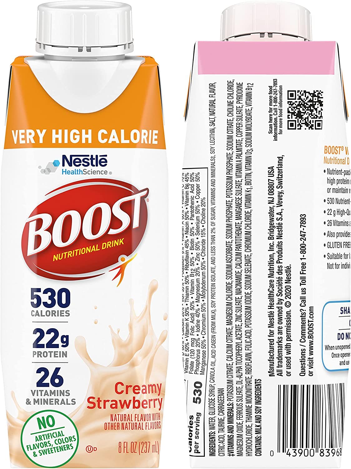 Very High Calorie Nutritional Drink Variety Pack, 12 Count R301