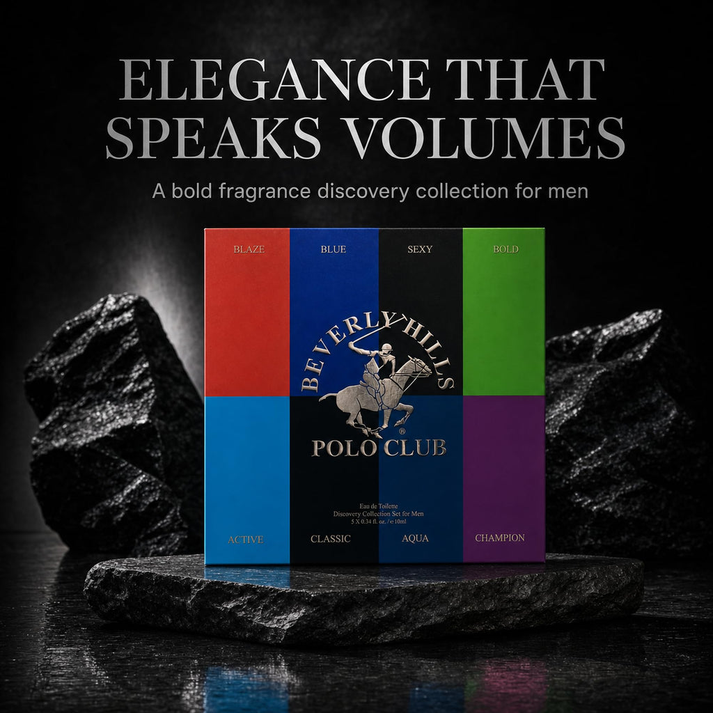 8 Pc 0.34 oz Men's Cologne Gift Set W1671