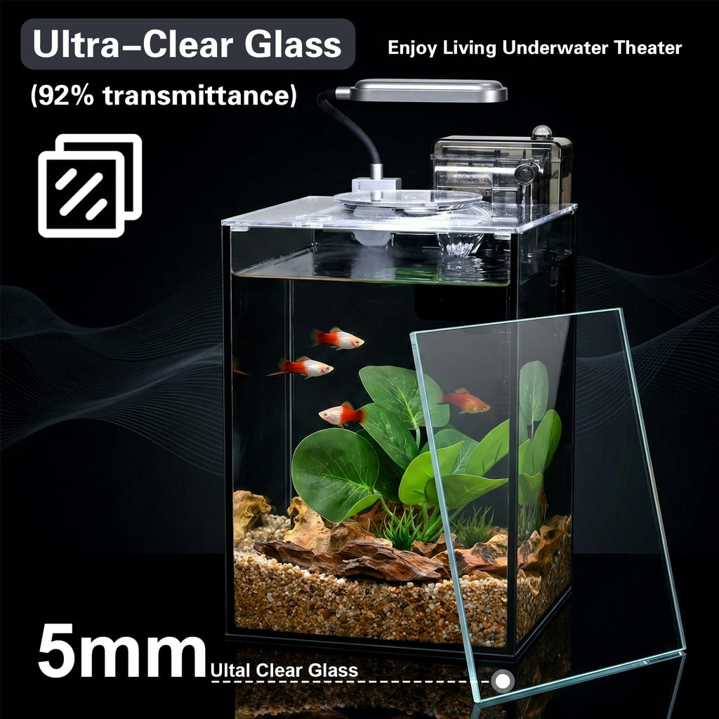 2.2 Gallon Glass Aquarium Set P69821