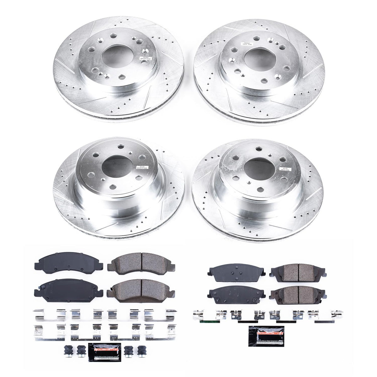 Brake Pad & Rotor Kit Front & Rear Q3064