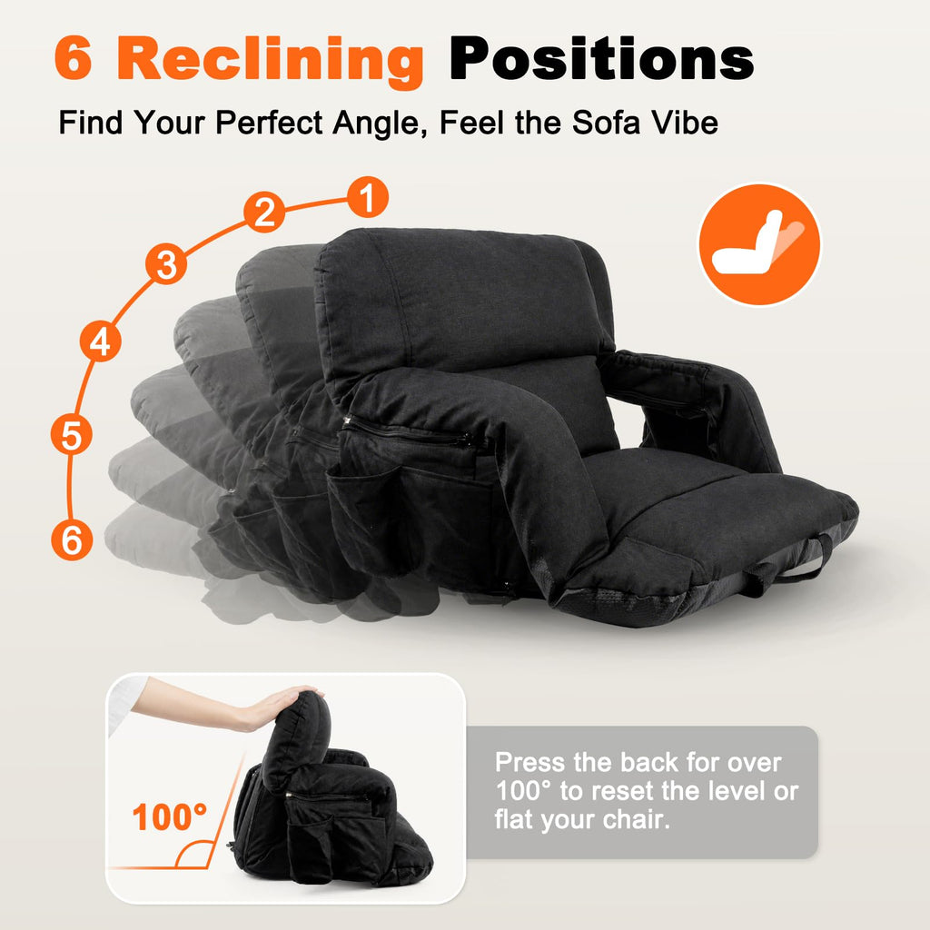 26" Extra Wide Stadium Seats with Back Support U523083