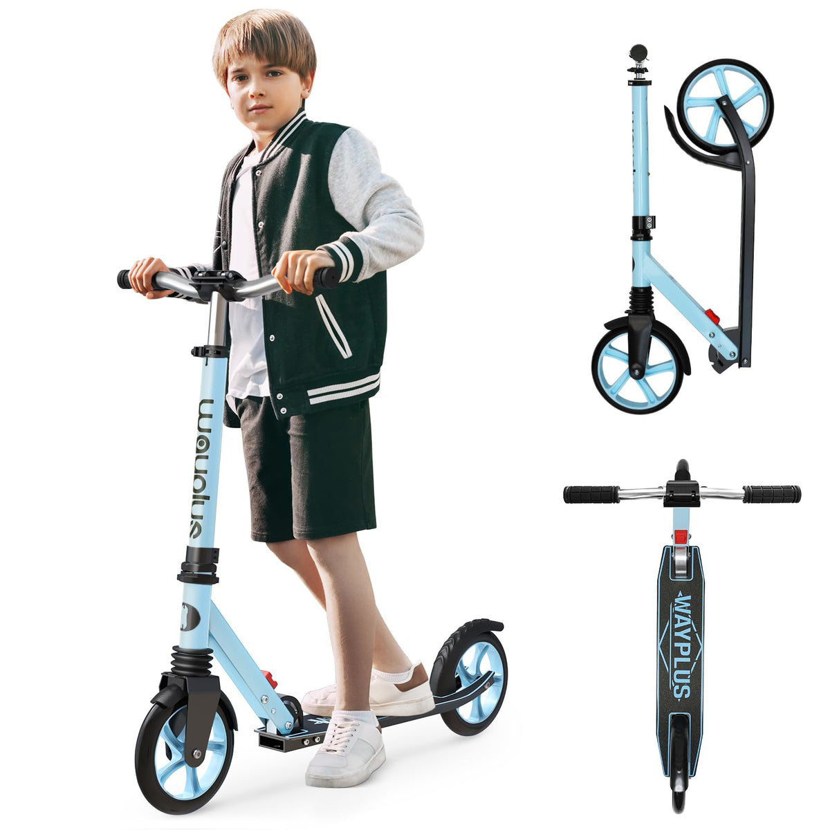 Kick Scooter with 8 Big Wheels W333663