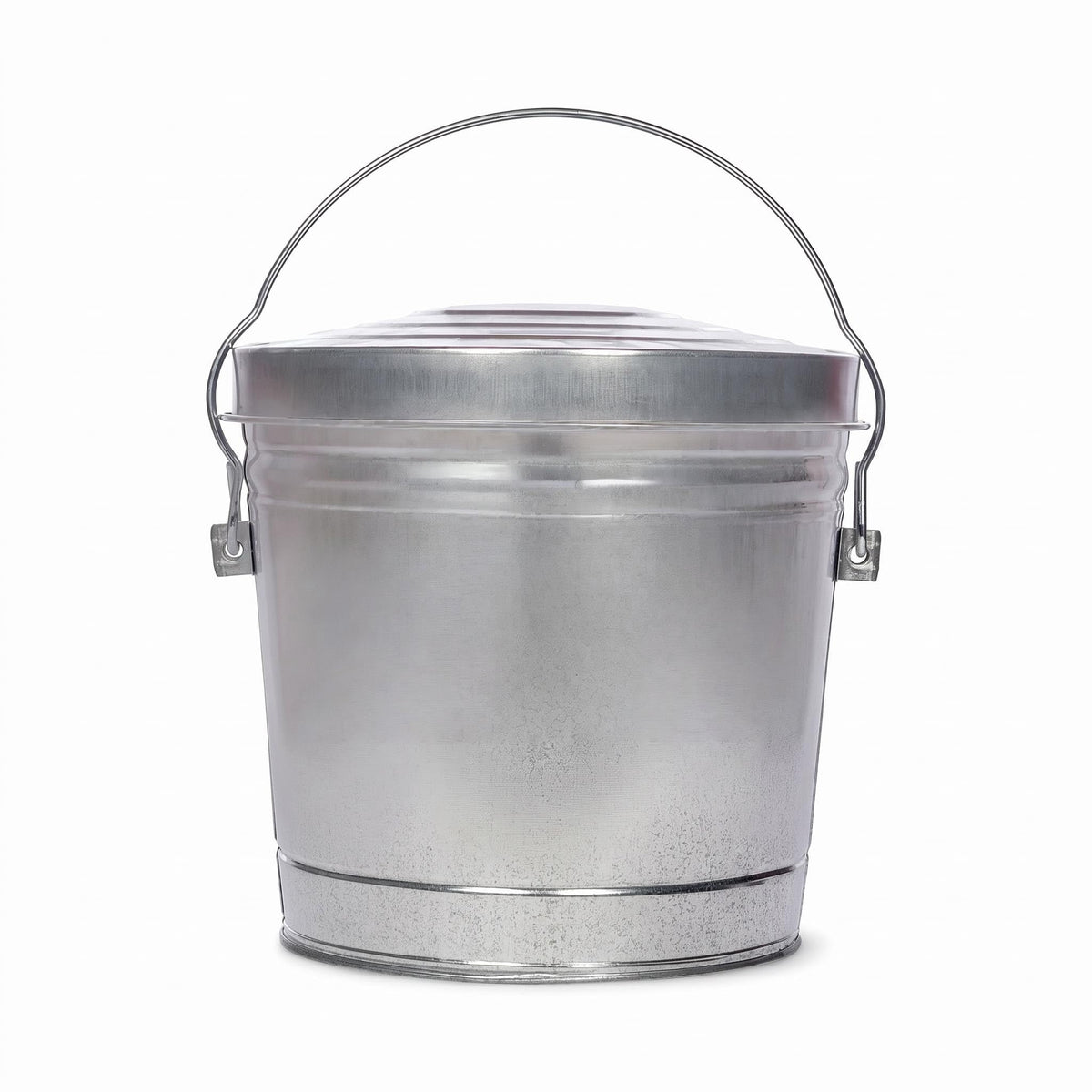 6 Gallon Galvanized Steel Storage Container with Locking Lid Y23925