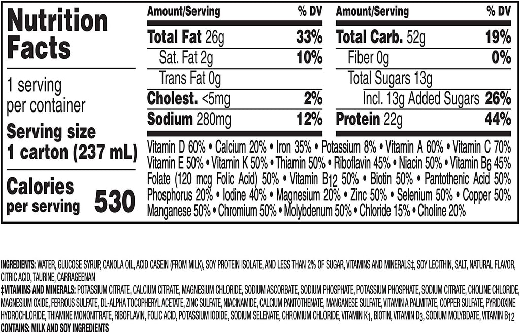 Very High Calorie Nutritional Drink Variety Pack, 12 Count R301