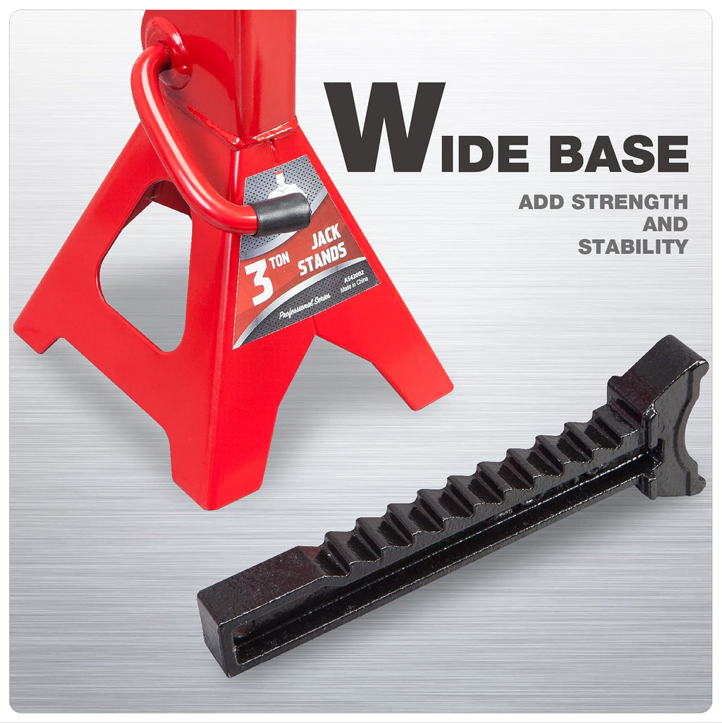 3 Ton Low Profile Aluminum and Steel Car Jack with Jack Stand X411