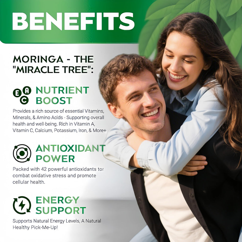 Organic Moringa Capsules 1000mg V7458