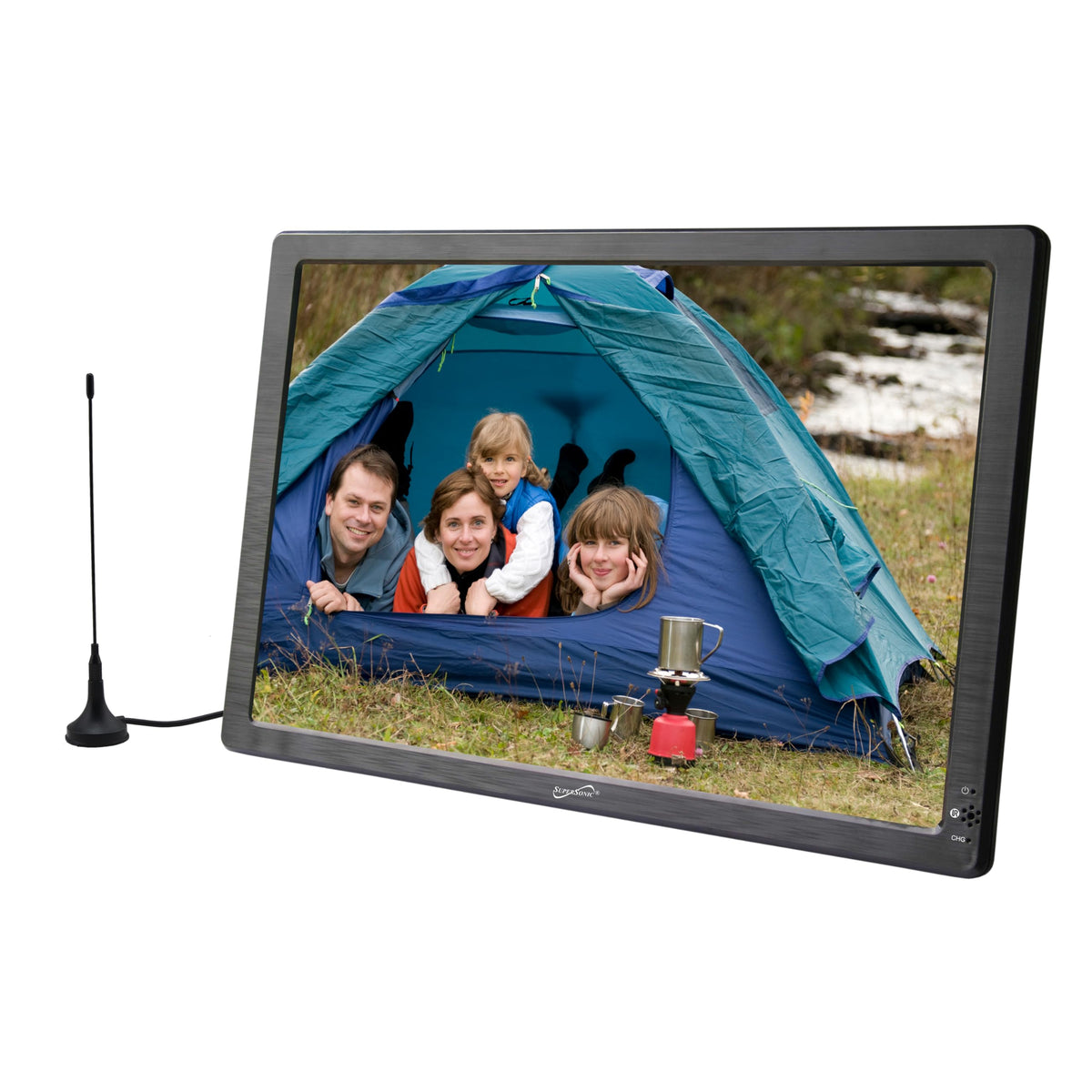 12-inch Portable LED TV with Rechargeable Battery and Remote Control K2820