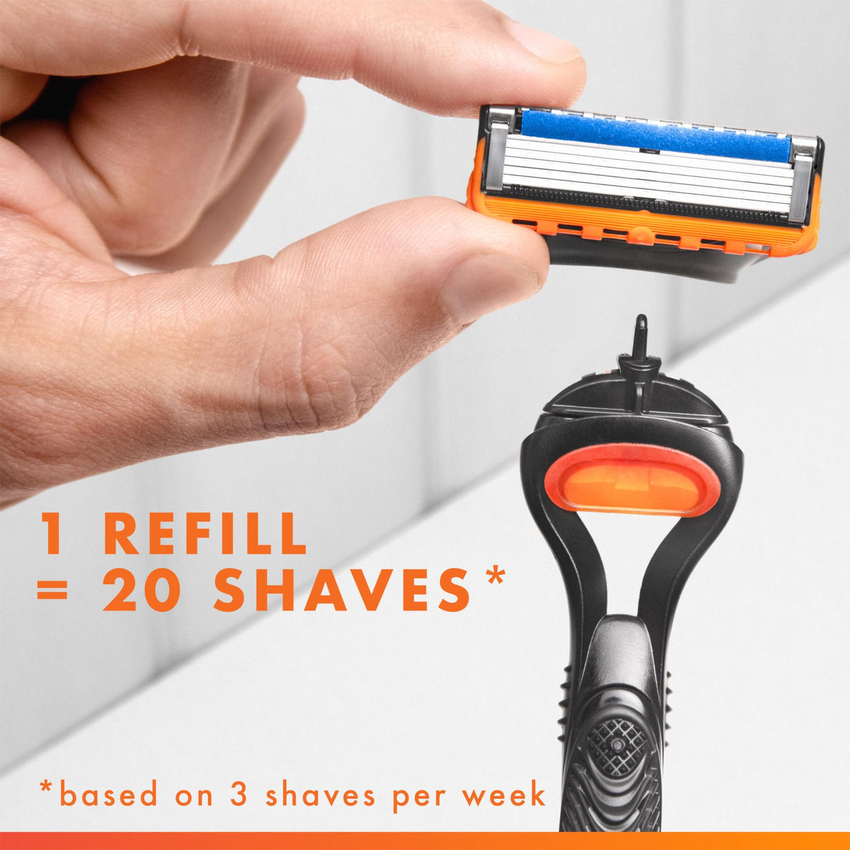 Razor with 4 Blade Refills N774