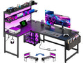 53" L Shaped Gaming Desk Q583262