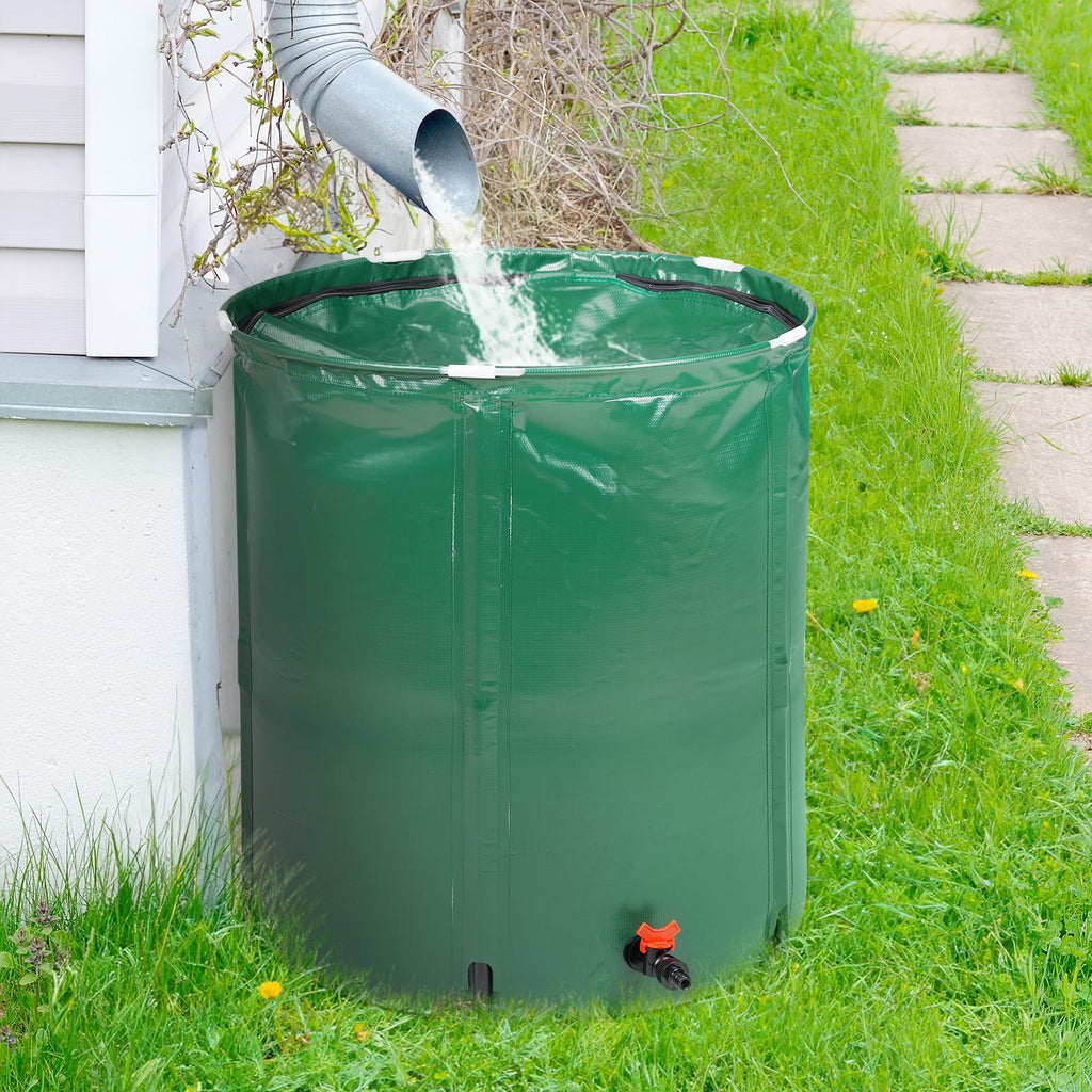 50 Gallon Foldable PVC Rain Barrel with Filter P74890