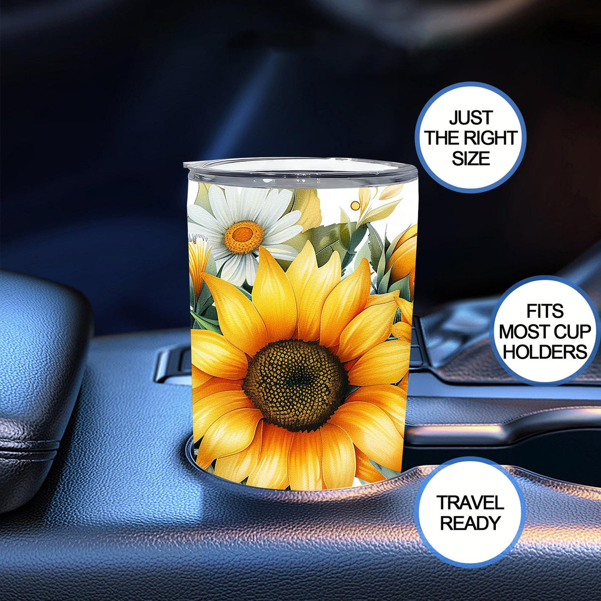 20 oz Sunflower Tumbler Cup P18904