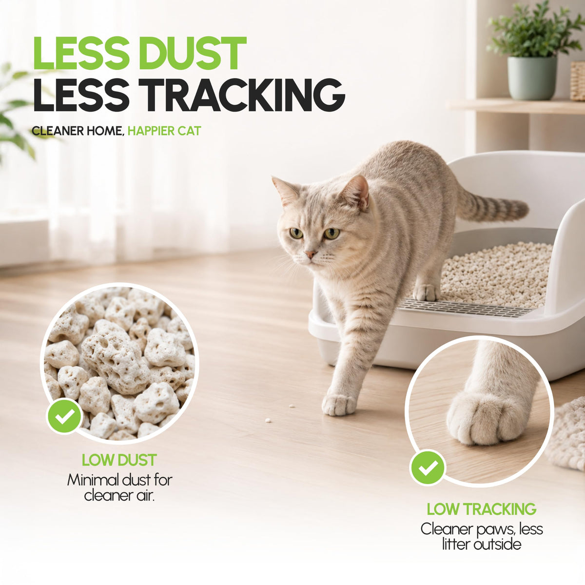 All Natural Unscented Cat Litter 8 lbs K271512