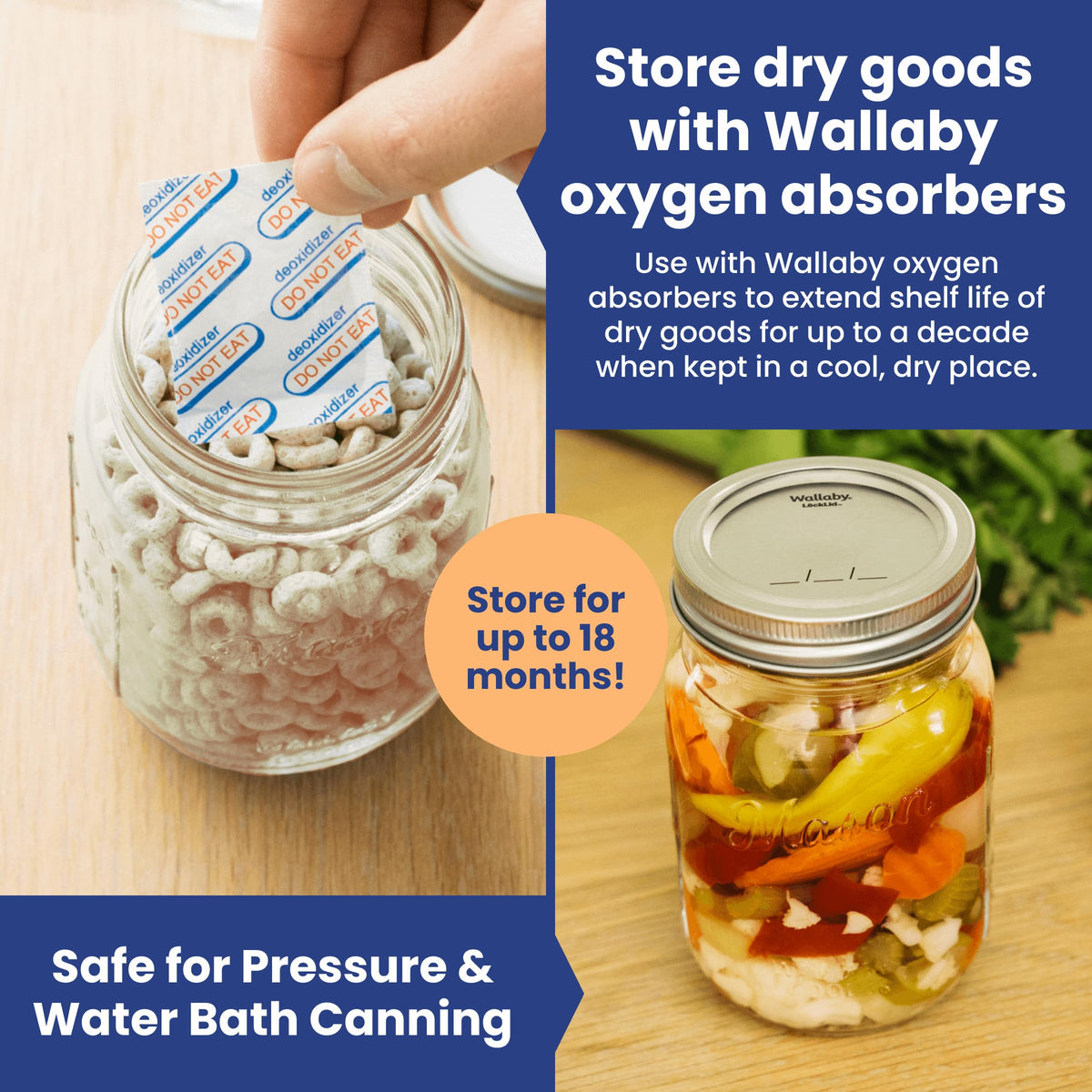 16oz Clear Glass Mason Jars with Lids 12-Pack Q513