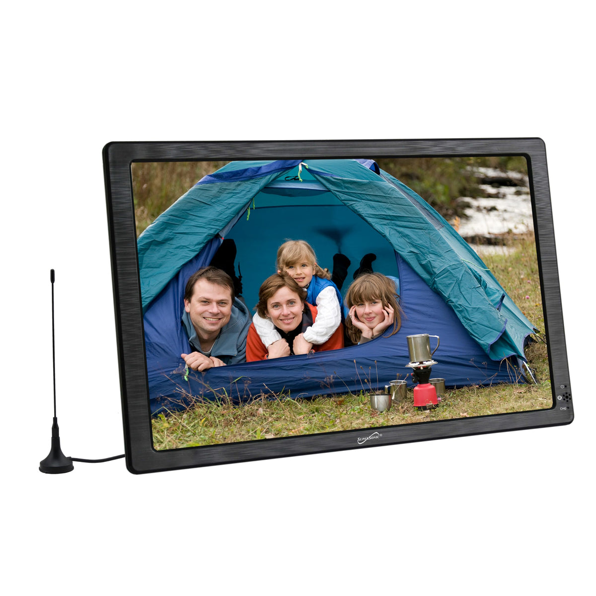 12-inch Portable LED TV with Rechargeable Battery and Remote Control K2820