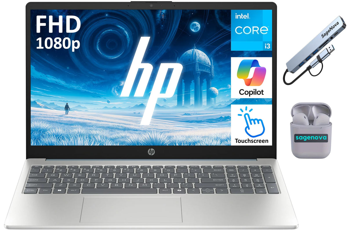 15.6" FHD Touchscreen 8GB RAM 256GB SSD Laptop T906554
