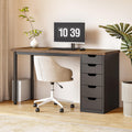 47 Inch Computer Desk with 5 Drawers Metal Frame Q23468