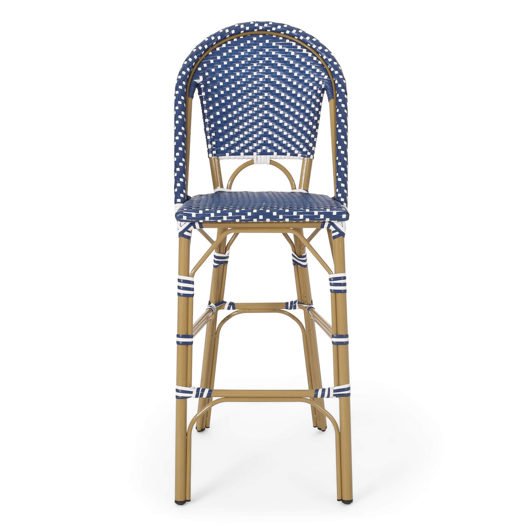 29.5" PE Rattan Bar Stool Set of 2 J93395