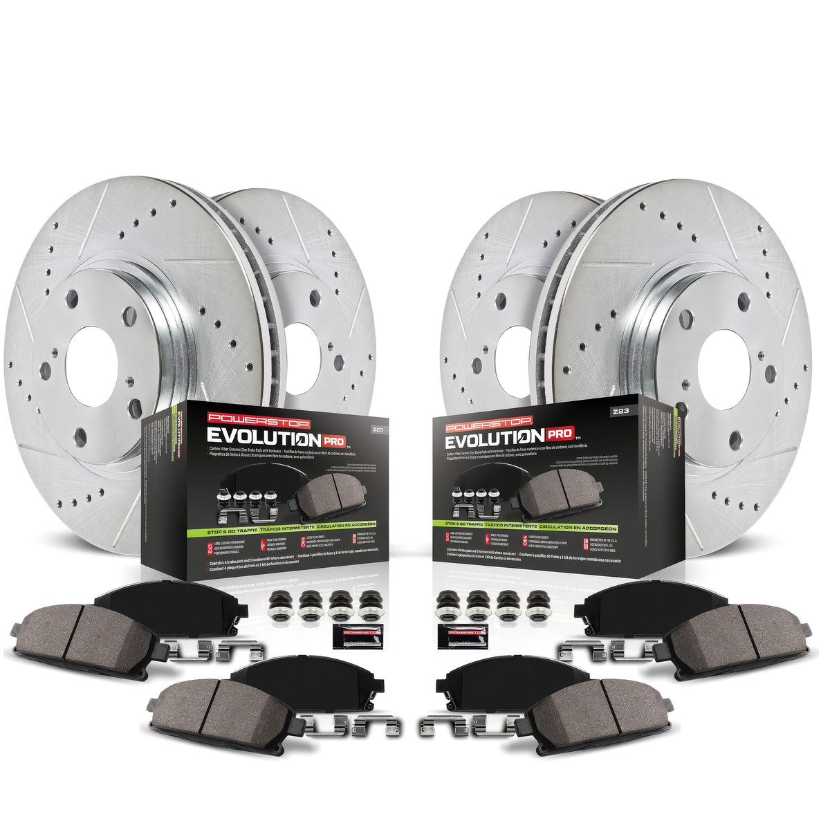 Brake Pad & Rotor Kit Front & Rear Q3064