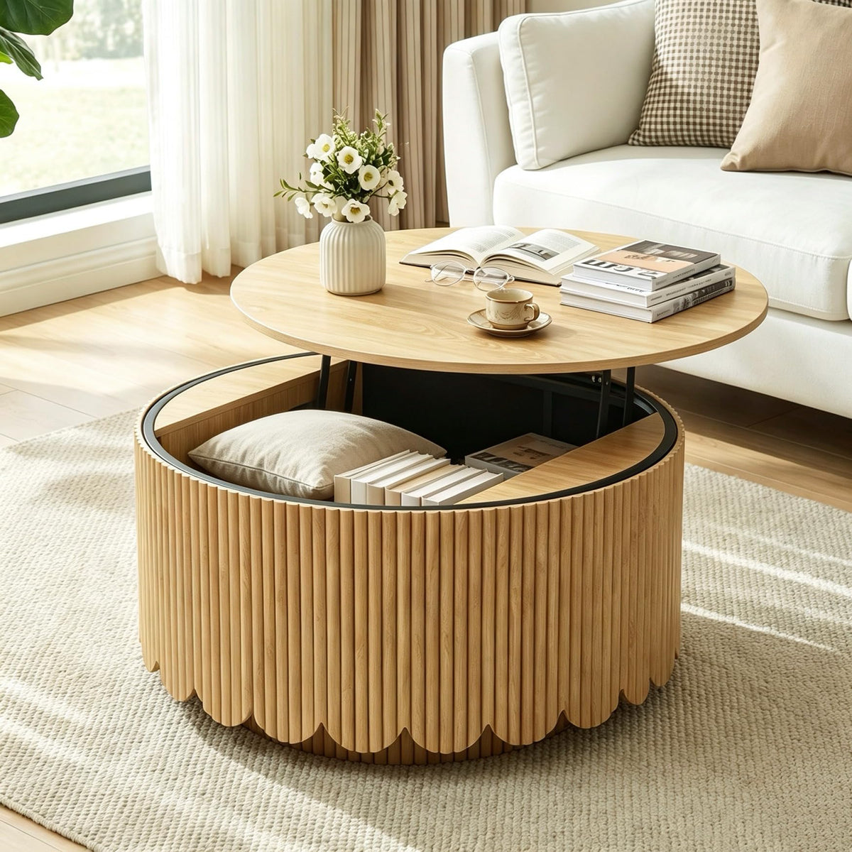 Lift Top Coffee Table with Storage M131913