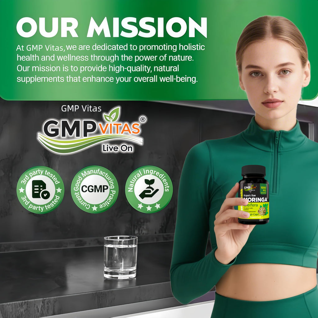Organic Moringa Capsules 1000mg V7458