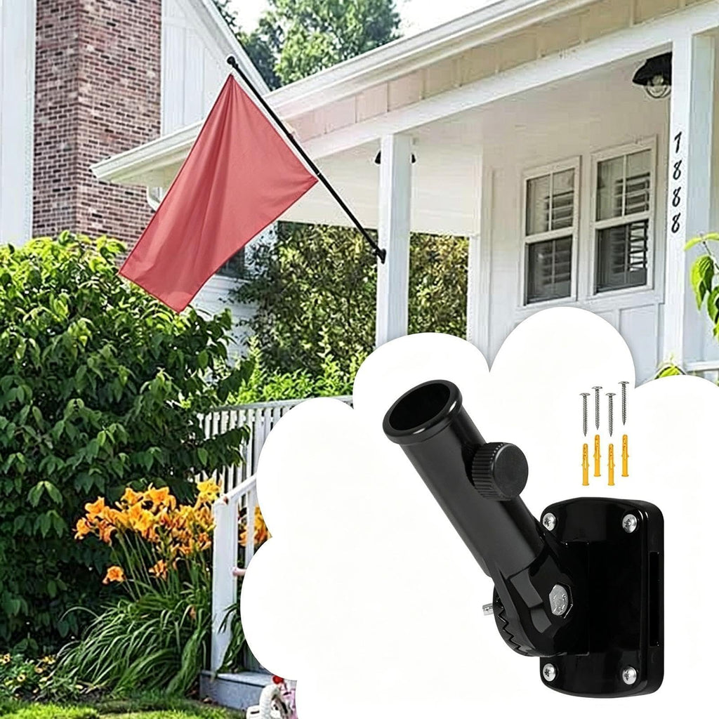 Flag Pole Holder Aluminum Alloy Bracket U9485