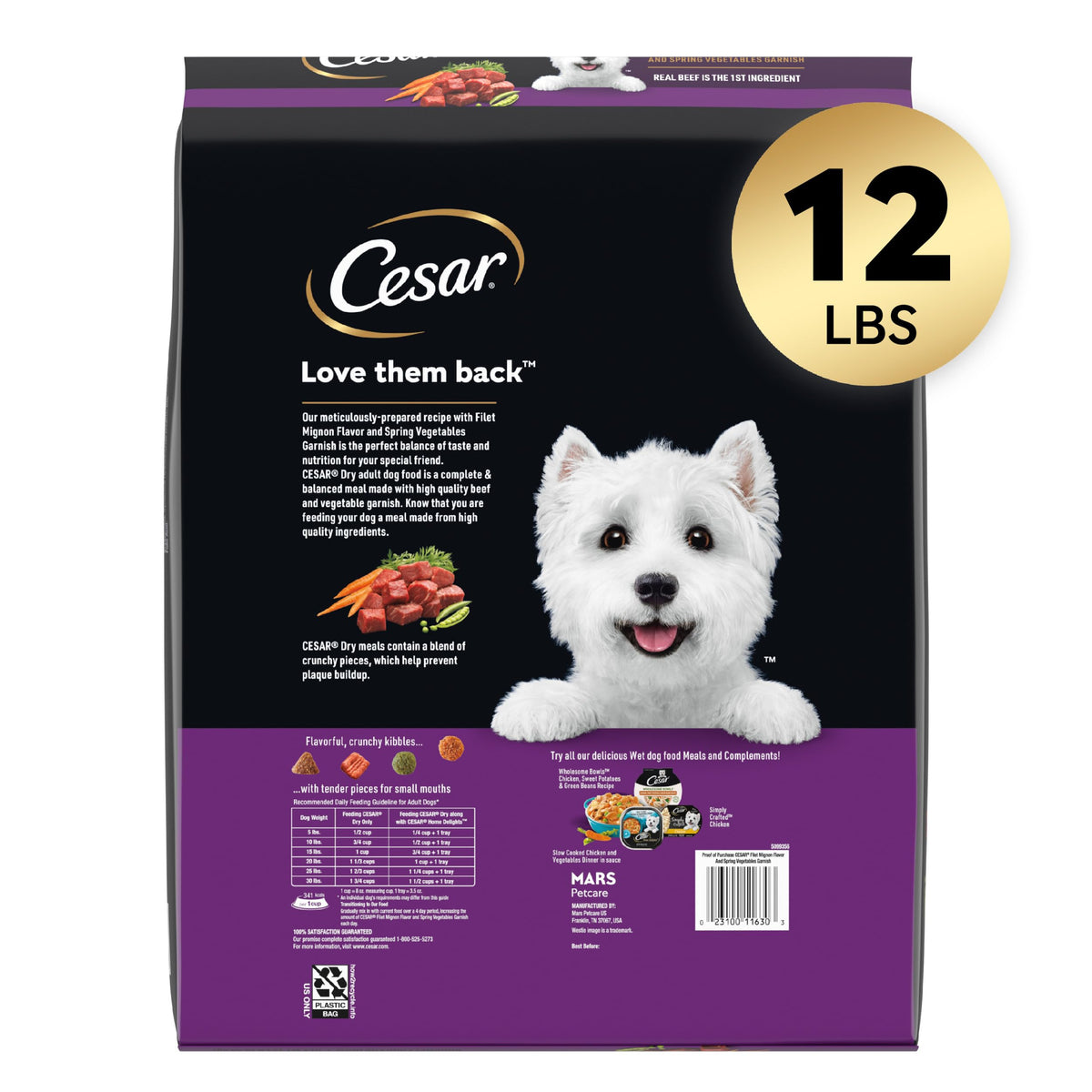 Small Breed Dry Dog Food 12 lb O9631