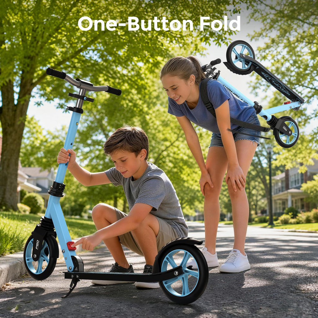 Kick Scooter with 8 Big Wheels W333663