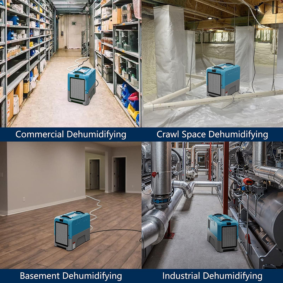 180 PPD Commercial & Industrial Dehumidifier with Pump N64644