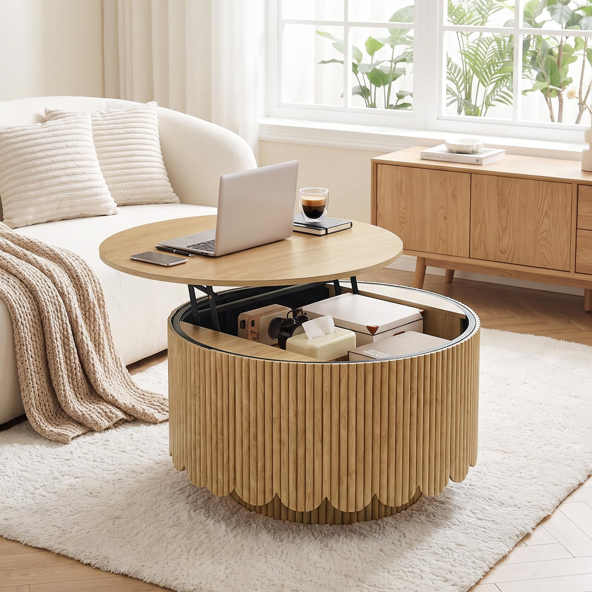 Lift Top Coffee Table with Storage M131913