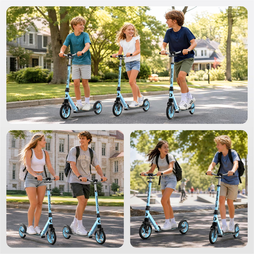 Kick Scooter with 8 Big Wheels W333663