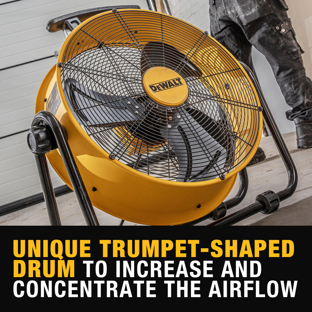 20 Inch Adjustable Tilting Drum Fan H573420