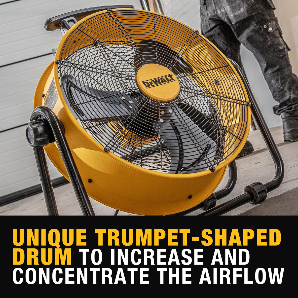 20 Inch Adjustable Tilting Drum Fan H573420