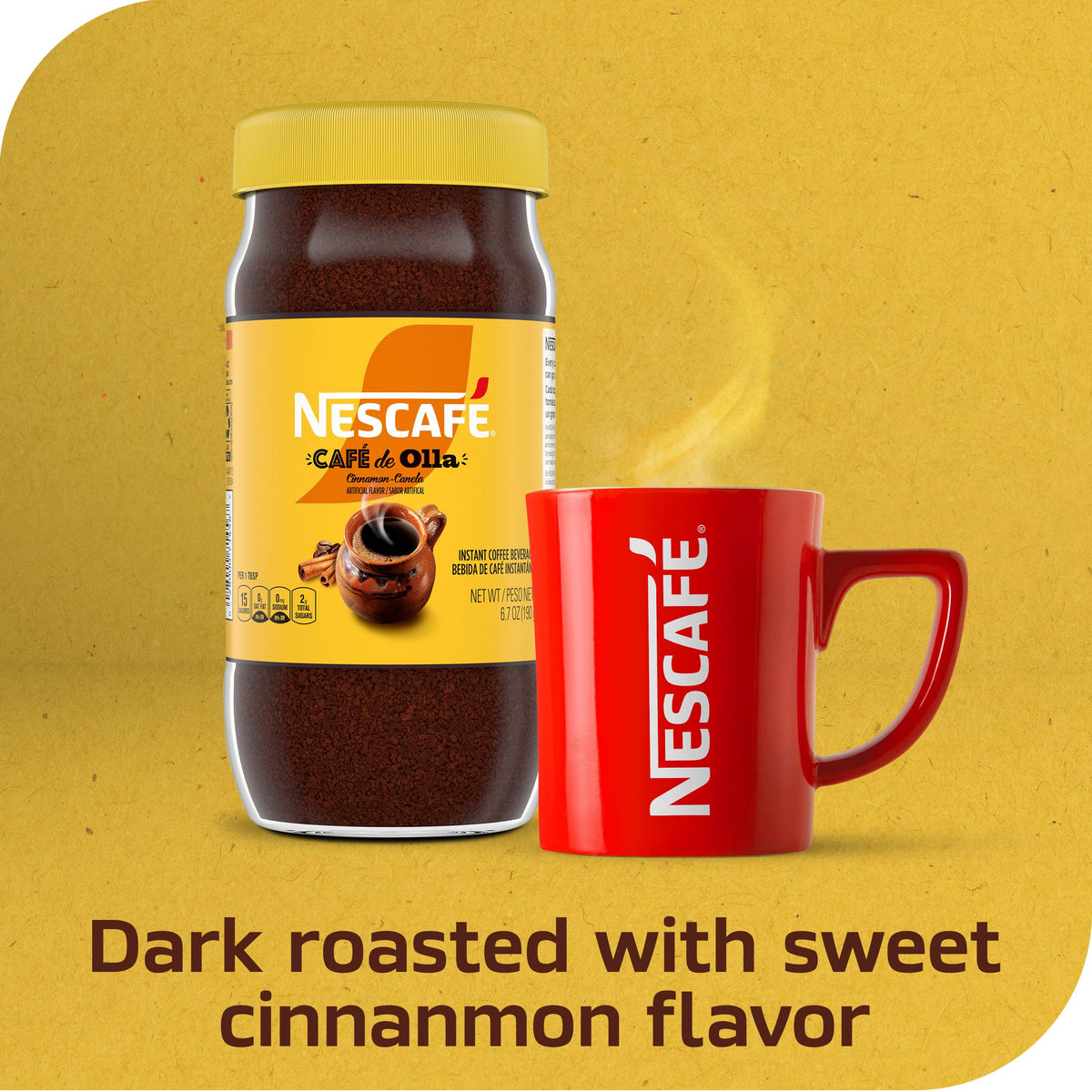 Cinnamon Flavored Instant Coffee 6.7 oz T678