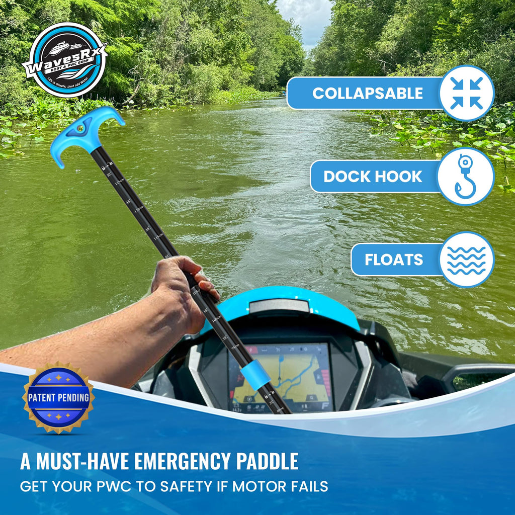 Telescoping Paddle with Docking Hook & Depth Gauge V313