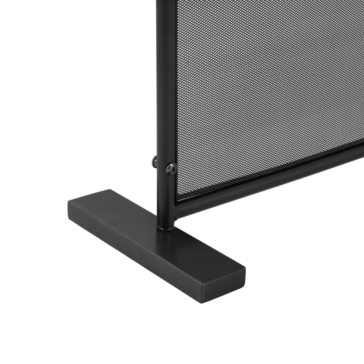 Black Freestanding Fireplace Screen V277118