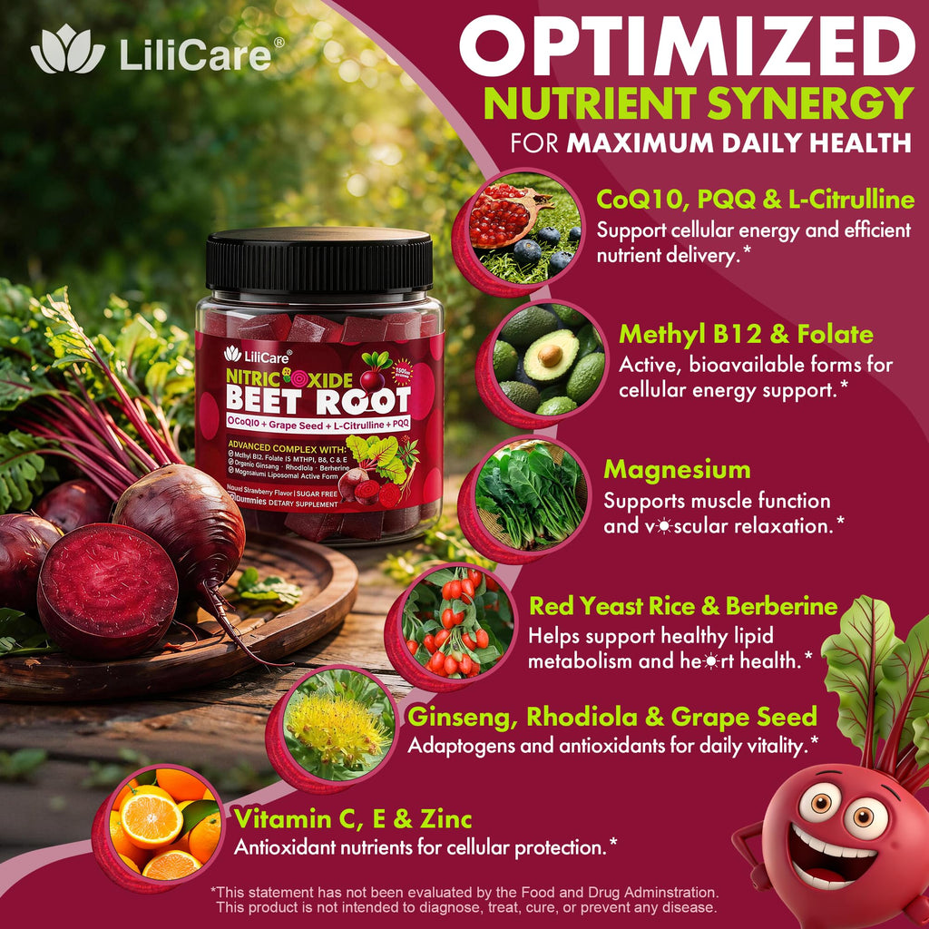 Beet Root Gummies 1500mg Pack of 2 U569