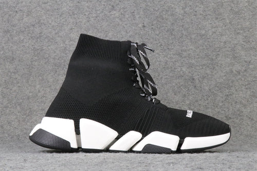 Balenciaga Speed 2.0 Lace-Up Sneaker 'Black White'