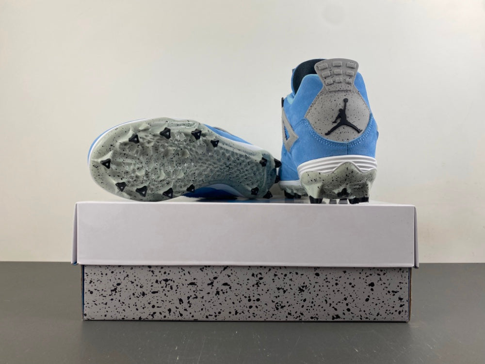 Air Jordan 4 Retro 'University Blue' Custom Golf Shoes